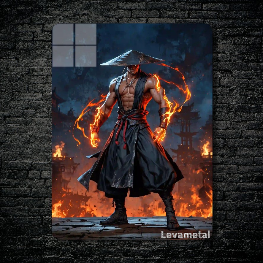 main-mockup-118330-1791232970.jpeg متال پوستر کونگ لائو Kung Lao از بازی مورتال کمبت Mortal Kombat با کد E-883