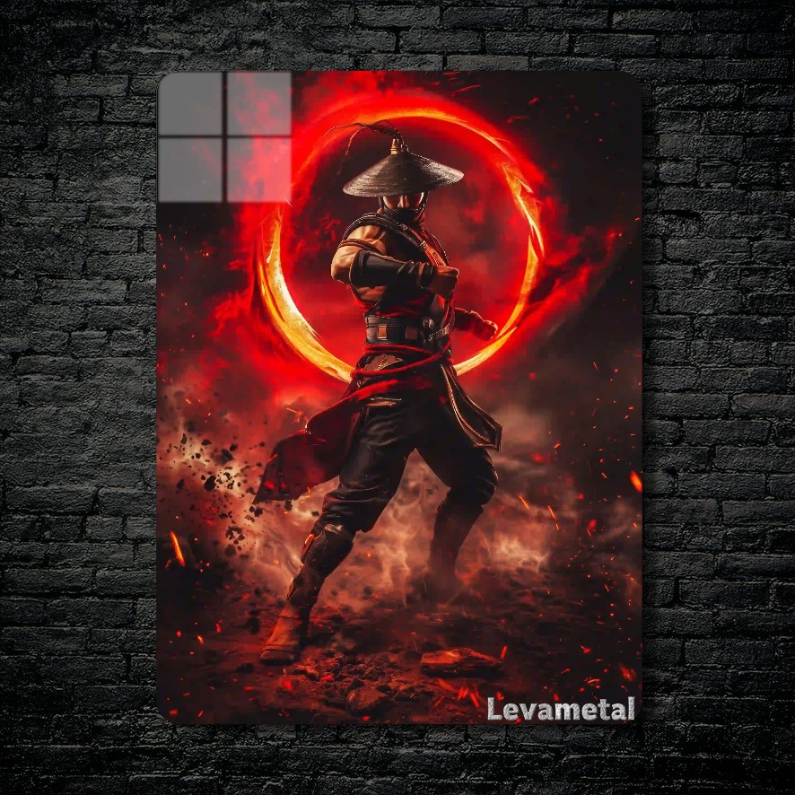 main-mockup-118332-1791232928.jpeg متال پوستر کونگ لائو Kung Lao از بازی مورتال کمبت Mortal Kombat با کد E-881