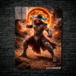 متال پوستر کونگ لائو Kung Lao از بازی مورتال کمبت Mortal Kombat با کد E-879