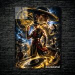 متال پوستر کونگ لائو Kung Lao از بازی مورتال کمبت Mortal Kombat با کد E-877