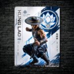 متال پوستر کونگ لائو Kung Lao از بازی مورتال کمبت Mortal Kombat با کد E-884