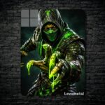 متال پوستر رپتایل Reptile از بازی مورتال کمبت Mortal Kombat با کد E-892