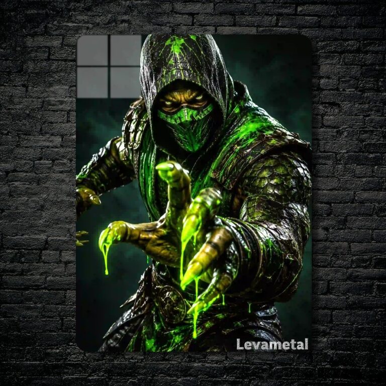 متال پوستر رپتایل Reptile از بازی مورتال کمبت Mortal Kombat با کد E-892