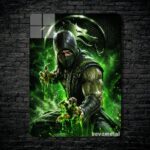 متال پوستر رپتایل Reptile از بازی مورتال کمبت Mortal Kombat با کد E-889