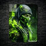 متال پوستر رپتایل Reptile از بازی مورتال کمبت Mortal Kombat با کد E-888