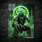 متال پوستر رپتایل Reptile از بازی مورتال کمبت Mortal Kombat با کد E-885