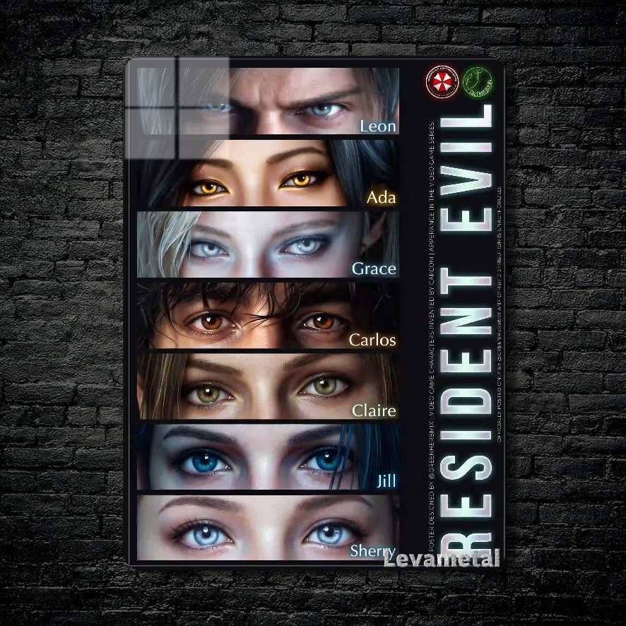 متال پوستر بازی رزیدنت اویل Resident Evil با کد E-900