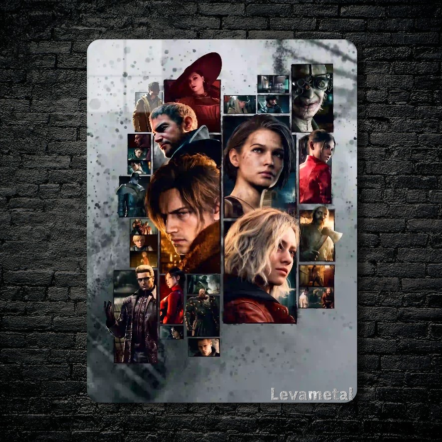 متال پوستر بازی رزیدنت اویل Resident Evil با کد E-906
