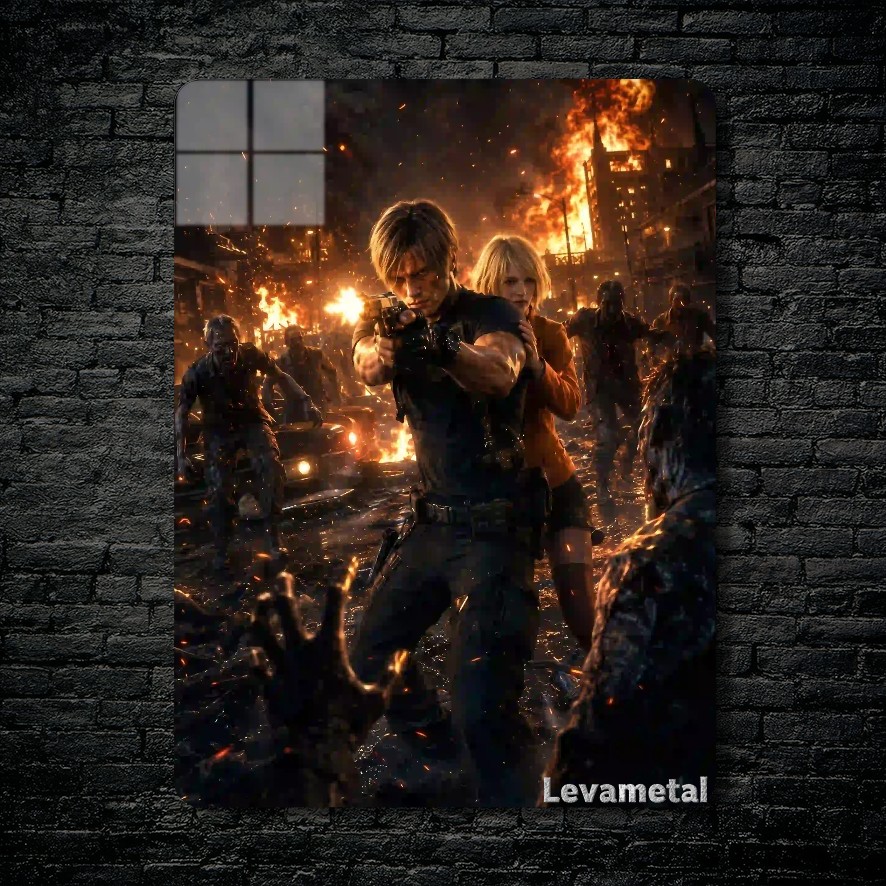 متال پوستر بازی رزیدنت اویل Resident Evil با کد E-908