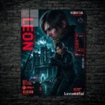 متال پوستر بازی رزیدنت اویل Resident Evil با کد E-913