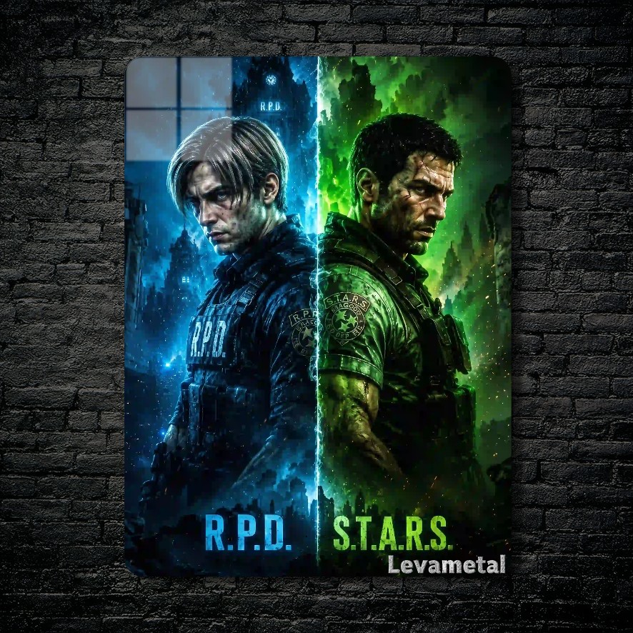 متال پوستر بازی رزیدنت اویل Resident Evil با کد E-915