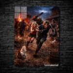 متال پوستر بازی رزیدنت اویل Resident Evil با کد E-916
