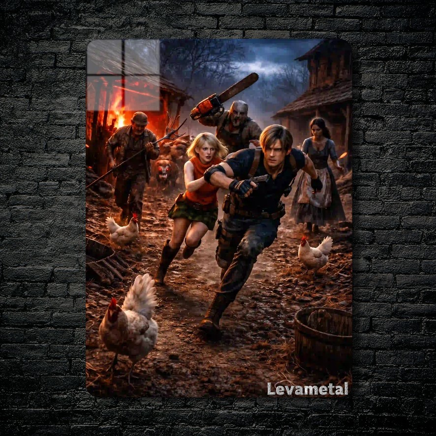 متال پوستر بازی رزیدنت اویل Resident Evil با کد E-916