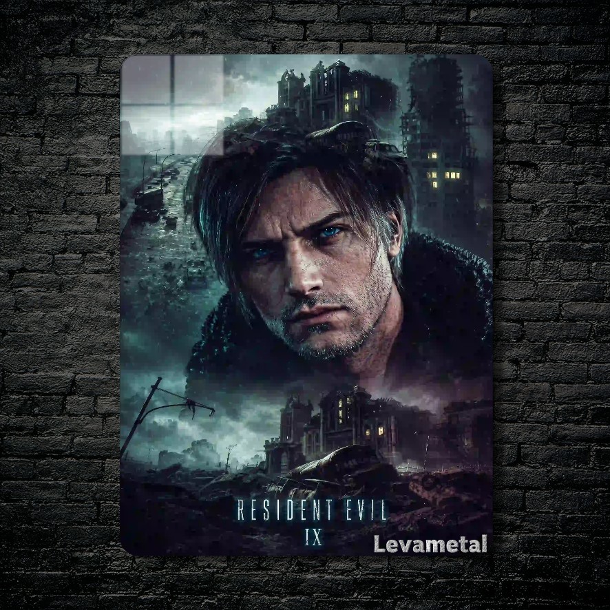 main-mockup-118532-1791576165.jpeg متال پوستر بازی رزیدنت اویل Resident Evil با کد E-929