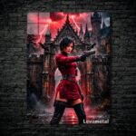 متال پوستر ایدا وانگ Ada Wong از بازی رزیدنت اویل Resident Evil با کد E-934