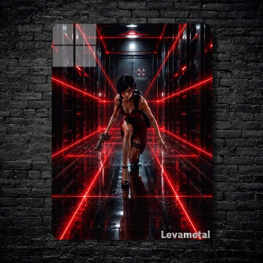 main-mockup-118538-1791577850.jpeg متال پوستر ایدا وانگ Ada Wong از بازی رزیدنت اویل Resident Evil با کد E-935