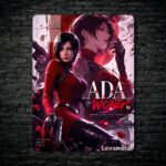 متال پوستر ایدا وانگ Ada Wong از بازی رزیدنت اویل Resident Evil با کد E-936