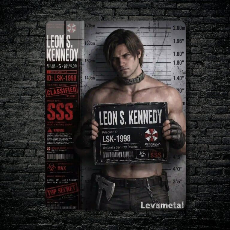 متال پوستر بازی رزیدنت اویل Resident Evil با کد E-943