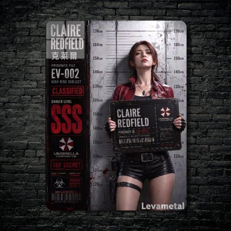 متال پوستر بازی رزیدنت اویل Resident Evil با کد E-946