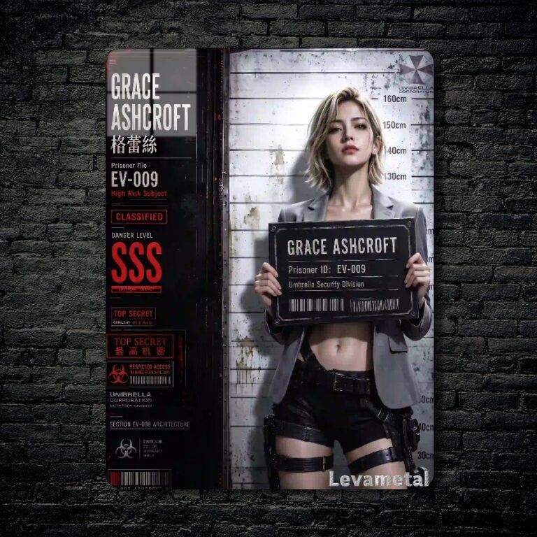 متال پوستر بازی رزیدنت اویل Resident Evil با کد E-947