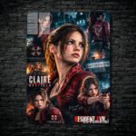 متال پوستر کلر ردفیلد Claire Redfield از بازی رزیدنت اویل Resident Evil با کد E-960